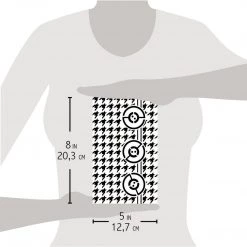 Pied De Poule - Texture Stencil 5x8 By Ciao Bella Stencil Art 5x8 Stencils 10 Pied De Poule - Texture Stencil 5x8 By Ciao Bella Stencil Art 5x8 Stencils