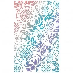 Roma - Texture Stencil 5x8 By Ciao Bella Stencil Art 5x8 Stencils