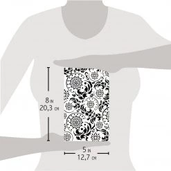 Roma - Texture Stencil 5x8 By Ciao Bella Stencil Art 5x8 Stencils