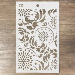 Roma - Texture Stencil 5x8 By Ciao Bella Stencil Art 5x8 Stencils