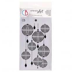 5x8 Stencils Lanterns - Texture Stencil 5x8 By Ciao Bella Stencil Art