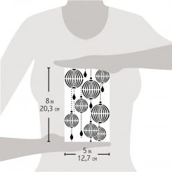 5x8 Stencils Lanterns - Texture Stencil 5x8 By Ciao Bella Stencil Art