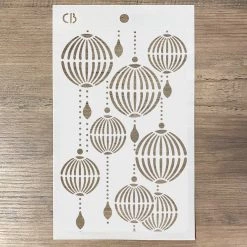 5x8 Stencils Lanterns - Texture Stencil 5x8 By Ciao Bella Stencil Art