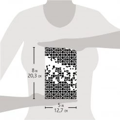 Four Points - Texture Stencil 5x8 By Ciao Bella Stencil Art