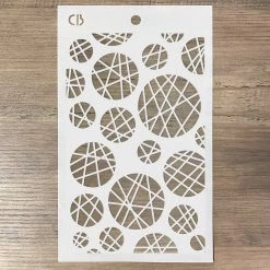 5x8 Stencils Dots & Stripes - Texture Stencil 5x8 By Ciao Bella Stencil Art