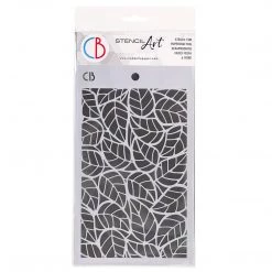 Leaves - Texture Stencil 5x8 By Ciao Bella Stencil Art