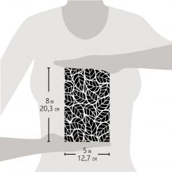 Leaves - Texture Stencil 5x8 By Ciao Bella Stencil Art