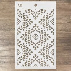 Siena - Texture Stencil 5x8 By Ciao Bella Stencil Art 5x8 Stencils