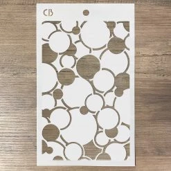 Bubbles - Texture Stencil 5x8 By Ciao Bella Stencil Art