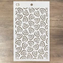 5x8 Stencils Triangles - Texture Stencil 5x8 By Ciao Bella Stencil Art