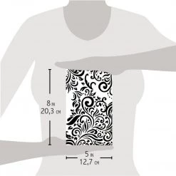 5x8 Stencils Flourish - Texture Stencil 5x8 By Ciao Bella Stencil Art