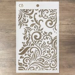 5x8 Stencils Flourish - Texture Stencil 5x8 By Ciao Bella Stencil Art