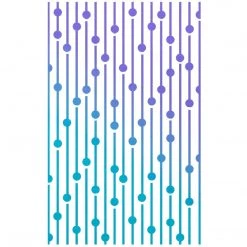 Bead Curtain Texture Stencil 5x8 By Ciao Bella Stencil Art