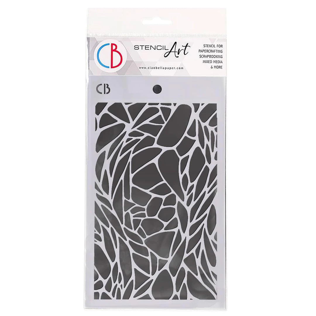 5x8 Stencils Tiffany - Texture Stencil 5x8 By Ciao Bella Stencil Art 3 5x8 Stencils Tiffany - Texture Stencil 5x8 By Ciao Bella Stencil Art