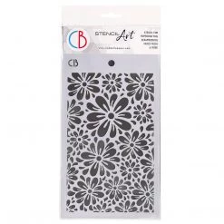 Blossom - Texture Stencil 5x8 By Ciao Bella Stencil Art