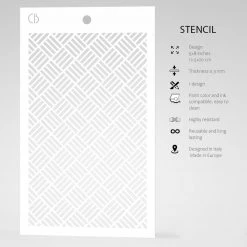 Rug - Texture Stencil 5x8 By Ciao Bella Stencil Art 5x8 Stencils 9 Rug - Texture Stencil 5x8 By Ciao Bella Stencil Art 5x8 Stencils