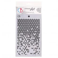 Cubes - Texture Stencil 5x8 By Ciao Bella Stencil Art