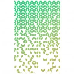 Cubes - Texture Stencil 5x8 By Ciao Bella Stencil Art