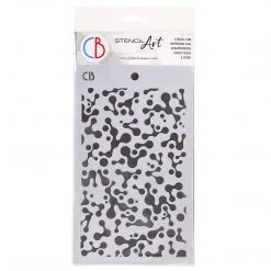 Abstract Dots - Texture Stencil 5x8 By Ciao Bella Stencil Art