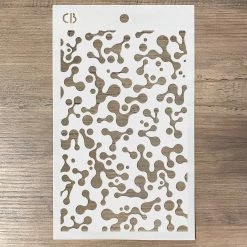 Abstract Dots - Texture Stencil 5x8 By Ciao Bella Stencil Art