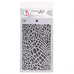 5x8 Stencils Crocodile - Texture Stencil 5x8 By Ciao Bella Stencil Art