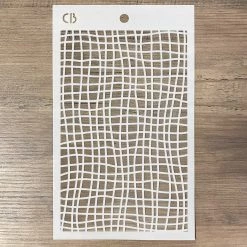 Net - Texture Stencil 5x8 By Ciao Bella Stencil Art 5x8 Stencils