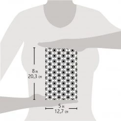 Double Star - Texture Stencil 5x8 By Ciao Bella Stencil Art Winter / Christmas