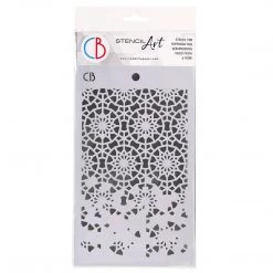 Twelve Points - Texture Stencil 5x8 By Ciao Bella Stencil Art