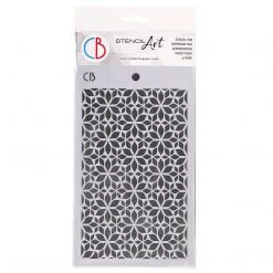 Winter / Christmas Assisi Stencil Texture Stencil 5x8 By Ciao Bella Stencil Art