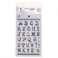 Reporter - Texture Stencil 5x8 By Ciao Bella Stencil Art 5x8 Stencils