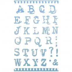 Reporter - Texture Stencil 5x8 By Ciao Bella Stencil Art 5x8 Stencils