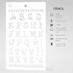 Reporter - Texture Stencil 5x8 By Ciao Bella Stencil Art 5x8 Stencils 9 Reporter - Texture Stencil 5x8 By Ciao Bella Stencil Art 5x8 Stencils