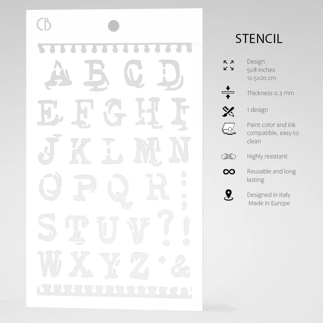 Reporter - Texture Stencil 5x8 By Ciao Bella Stencil Art 5x8 Stencils 5 Reporter - Texture Stencil 5x8 By Ciao Bella Stencil Art 5x8 Stencils