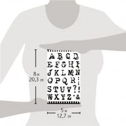 Reporter - Texture Stencil 5x8 By Ciao Bella Stencil Art 5x8 Stencils 10 Reporter - Texture Stencil 5x8 By Ciao Bella Stencil Art 5x8 Stencils