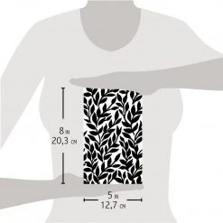 Ramage - Texture Stencil 5x8 By Ciao Bella Stencil Art