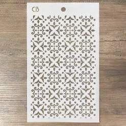 Cortona - Texture Stencil 5x8 By Ciao Bella Stencil Art