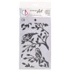 5x8 Stencils Two Birds - Texture Stencil 5x8 By Ciao Bella Stencil Art