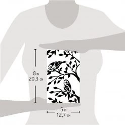 5x8 Stencils Two Birds - Texture Stencil 5x8 By Ciao Bella Stencil Art 10 5x8 Stencils Two Birds - Texture Stencil 5x8 By Ciao Bella Stencil Art