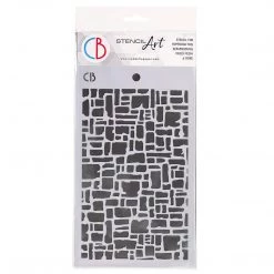 Abstract Bricks - Texture Stencil 5x8 By Ciao Bella Stencil Art