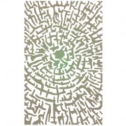 Winter / Christmas Cross Section - Texture Stencil 5x8 By Ciao Bella Stencil Art