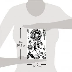 Dreamcatcher - Texture Stencil 5x8 By Ciao Bella Stencil Art 5x8 Stencils 10 Dreamcatcher - Texture Stencil 5x8 By Ciao Bella Stencil Art 5x8 Stencils