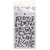 Baby Alphabet Texture Stencil 5x8 By Ciao Bella Stencil Art 5x8 Stencils