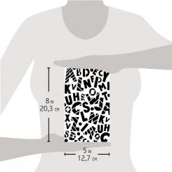 Baby Alphabet Texture Stencil 5x8 By Ciao Bella Stencil Art 5x8 Stencils