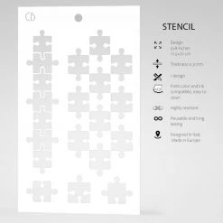 5x8 Stencils Puzzle - Texture Stencil 5x8 By Ciao Bella Stencil Art