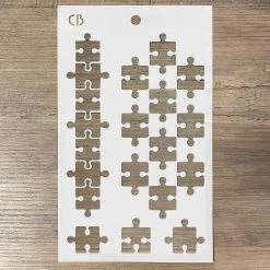 5x8 Stencils Puzzle - Texture Stencil 5x8 By Ciao Bella Stencil Art