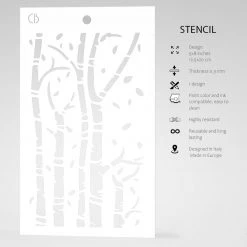 Birch Trees - Texture Stencil 5x8 By Ciao Bella Stencil Art