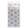 Winter / Christmas Snowflakes - Texture Stencil 5x8 By Ciao Bella Stencil Art