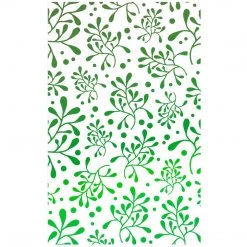 Mistletoe - Texture Stencil 5x8 By Ciao Bella Stencil Art Winter / Christmas