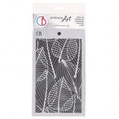 5x8 Stencils Dryed Leaves (Dried Leaves) - Texture Stencil 5x8 By Ciao Bella Stencil Art