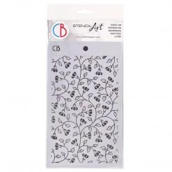 5x8 Stencils Tikal - Texture Stencil 5x8 By Ciao Bella Stencil Art